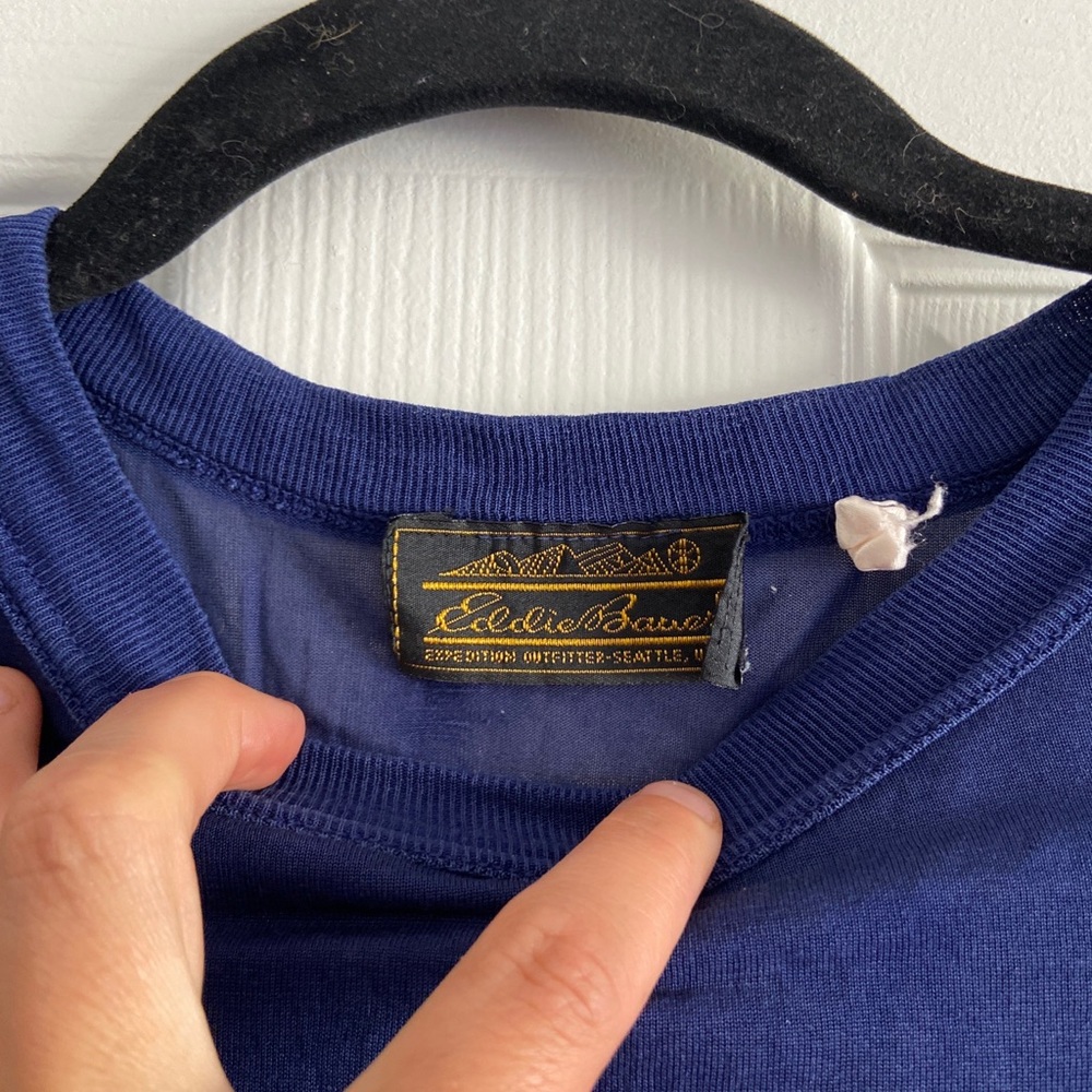 Vintage Eddie Bauer Medium Ultra-thin Silk Warmer Shirt
